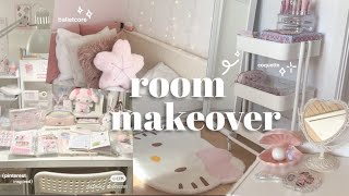 🌸aesthetic room makeover ikea trip  temu haul pinterest inspired coquette [upl. by Bohner]