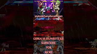 GENKAI VS SYLPHIETTE JUS dragonball anime jumpforcemugenandroid [upl. by Dwinnell]