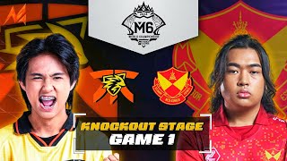 FNATIC ONIC PH vs SELANGOR RED GIANTS GAME 1  M6 KNOCKOUT STAGE DAY 1 [upl. by Sydalg]