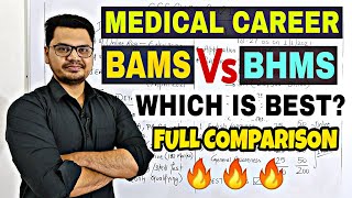 BAMS Vs BHMS Full Comparison  Medical Career After 12th PCB  Career Counseling by Sunil Adhikari [upl. by Sabra26]