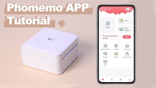 Phomemo APP Tutorial How to Use M02 Pro Thermal Printer amp Phomemo APP丨Mobile Connection App Setup [upl. by Lia]