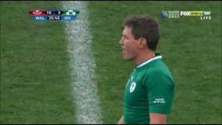 Ronan OGara sloppy performance vs Wales 2011 [upl. by Therine88]