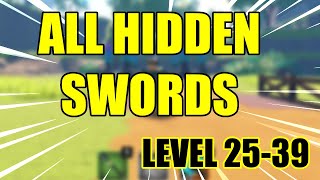 Every FREE Hidden Sword in Sword Burst 3 Level 2539 Roblox [upl. by Droflim227]