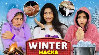 WINTER Hacks  Rich vs Normal  Makeup amp Beauty  Anaysa [upl. by Joell]