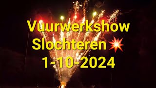 Vuurwerkshow Slochteren💥1102024 [upl. by Onivla]