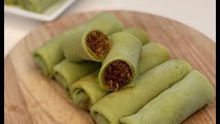 Kuih Ketayap 香兰椰丝卷 [upl. by Noiram]