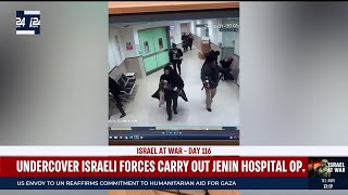 Undercover Israeli forces carry out operation in West Banks Jenin hospital [upl. by Imrots]