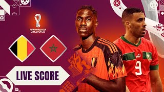 🔴LIVE SCORE  Belgia vs Maroko  Fifa World Cup 2022 Football [upl. by Atcele146]