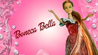 Abrindo a boneca Bella amiga da Barbie [upl. by Miarzim]