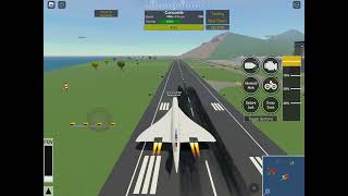 Concorde flight in PTFS [upl. by Anagrom567]