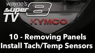 10  Super8 Removing Panels and Installing Tach and Temp Sensors [upl. by Bertrand]