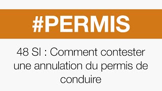 48SI  Contestation dune annulation du permis de conduire  Cabinet davocats GueguenCarroll [upl. by Mayworm]