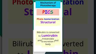 Mnemonics for mechanism for phototherapy for jaundice newborn jaundice mbbs neetpg inicet fmge [upl. by Pyle]