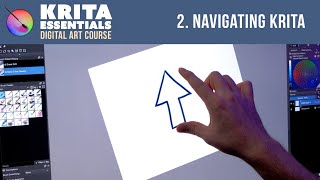 How to Use Krita for Digital Art  Navigation Lesson 2 🎨 [upl. by Nalod295]