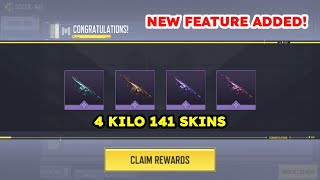 GETTING 4 FREE EPIC KILO 141 SKINS  VIOLET BURNS STRONGBOX Gold Crate Coupons [upl. by Lrigybab]