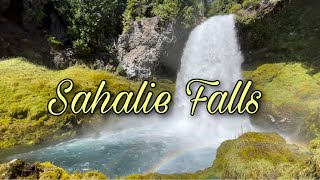 Sahalie Falls  McKenzie River  Willamette National Forest  Oregon USA [upl. by Couq]