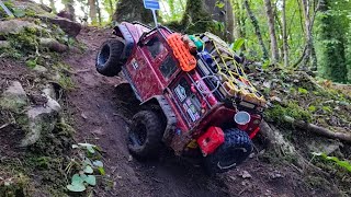 TRX4 Defender Hill Climbing at SST 2022  RC Crawler 110 Land Rover Defender 110 [upl. by Conger198]