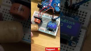 MQ3 sensor🔥Alcohol detector 🥰shorts arduino arduinoproject scienceproject youtubeshorts [upl. by Enelcaj]