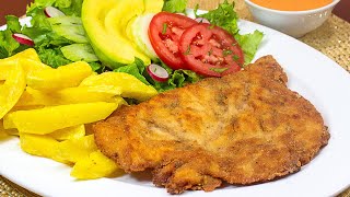 MILANESA DE POLLO  Facil y Rapida  Sazón y Corazón [upl. by Neehahs]