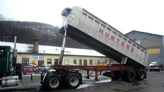 TRO 0321112  1985 Montone Tandem Axle 28 Aluminum Dump Trailer [upl. by Eiramasil]