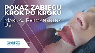 ✨ Makijaż permanentny ust ✨ [upl. by Ycnan]