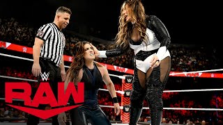 Raquel Rodriguez battles Nia Jax Raw highlights Nov 20 2023 [upl. by Llerrot]