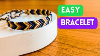 HOW TO MAKE CHEVRON BRACELET amp ANKLET  DIY  EASY TUTORIAL FOR BEGINNER [upl. by Corrinne]