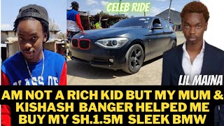 🧐NIKITA KERING LIL MAINA REVEALS HIS Mum amp KISHASH SONG MADE HIM BUY HIS SH15M BMW  CELEB RIDE [upl. by Odelia]