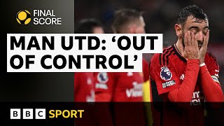 Manchester United out of control as Erik ten Hag suffers 30 defeat to Bournemouth  BBC Sport [upl. by Proulx]