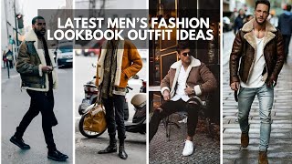 BEST 15 Different Ways To Wear Shearling JACKET  Ways to Style Shearling Coat  Men Shearling Ideas [upl. by Miru]