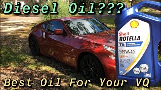 The Best Oil For Your 370ZG37 350ZG35 [upl. by Naerad36]