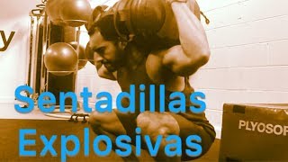 TUTORIAL  Sentadillas explosivas para fuerza y definir las piernas y gluteos [upl. by Diandre536]