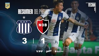 Copa Liga Profesional  Fecha 1  resumen de Talleres  Newells [upl. by Vandervelde]