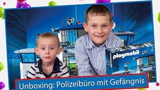 Vlog Review und Unboxing von Playmobil Polizei Kommandozentrale 6872 zu Weihnachten auf Kanal [upl. by Dami]