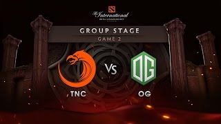 TNC vs OG  Game 2  The International  Group Stage [upl. by Aivax]