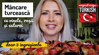 🍆🍅Mancare turceasca cu vinete rosii si usturoi🍆🍅 DOAR 3 INGREDIENTE  RETETE TURCESTI CU VINETE [upl. by Lorenz467]