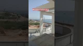 Wood Flooring burjkhalifa dubailove dubaimall lovelydubai construction concrete woodfloors [upl. by Hellman634]