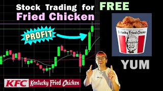 Day Trading Stock Market for FREE Kentucky Fried Chicken KFC Charles Schwab [upl. by Gunas]