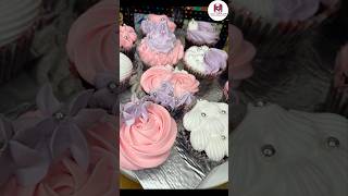 Cupcake Design Ideas shorts youtubeshorts shortsfeed viralshorts cupcakedecorating [upl. by Kcirred12]