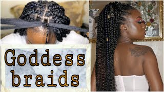 COMMENT SE TRESSER SOIMÊME EN 2023 SUPER FACILE  GODDESS BRAIDS [upl. by Nigel]