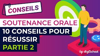 Soutenance orale  dix conseils pour réussir partie 2 [upl. by Wilson]