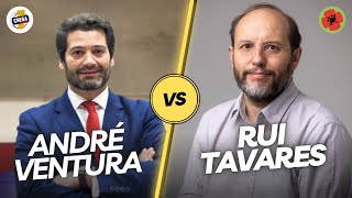 ANDRÉ VENTURA CHEGA vs RUI TAVARES LIVRE  DEBATES LEGISLATIVAS 2024 [upl. by Iem]