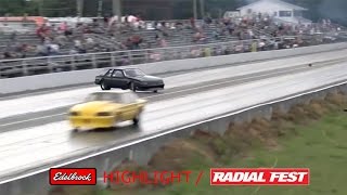 Crash Dwayne Barbaree  X275 Mustang at Radial Fest 2016 [upl. by Quartas]