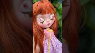 blythe custom doll muñeca handmade barbie frozen kawaii toys cute carving redhair blyth [upl. by Trust]