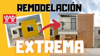 ✅ REMODELACION de CASAS de INFONAVIT  AMPLIACION  Pequeñas de INTERES SOCIAL casaspequenasbonitas [upl. by Beniamino669]