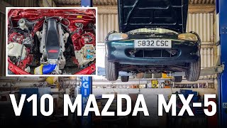 Were putting a V10 into a Mazda MX5  Ep2 [upl. by Eiramanad]