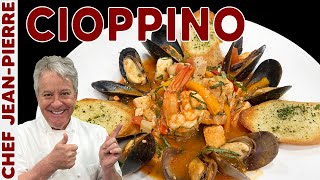 A Seafood Lovers Dream Cioppino  Chef JeanPierre [upl. by Zenitram]