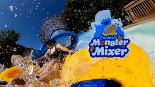 Cookies Monster Mixer 4K Hypersmooth Sesame Place San Diego [upl. by Yerxa]