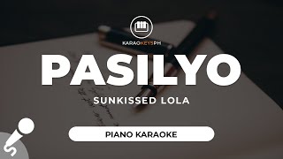 Pasilyo  SunKissed Lola Slow Piano Karaoke [upl. by Kleon]