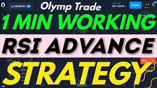 Olymp Trade RSI Strategy Olymptrade 1 min working strategy  O2Help [upl. by Duston]